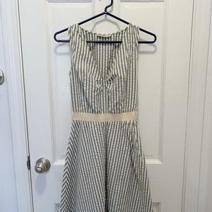Intermix Sleeveless Seersucker Dress